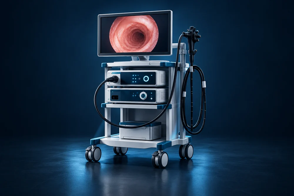 Illustrative endoscopy equipment